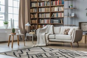 Area-rug-in-the-living-room-with-couch-and-table-decor